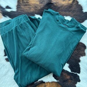 Dressed in LALA Emerald Lounge Set